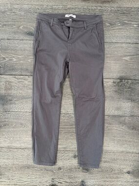 LILA RYAN Slim Trousers - Charcoal